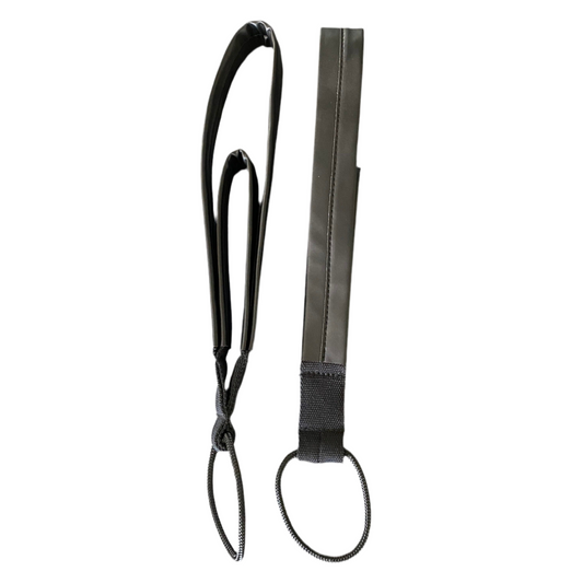 Reformer Double Loop Strap Vinyl Rope Ring- Pair