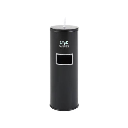 Equipment Wipes Standing Dispenser - Matte Black