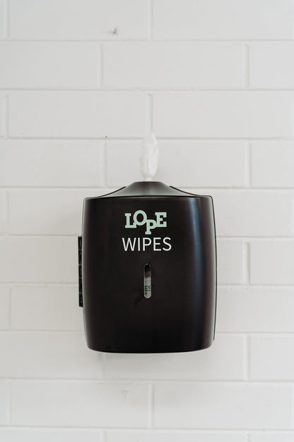 Equipment Wipes Wall Dispenser - Black