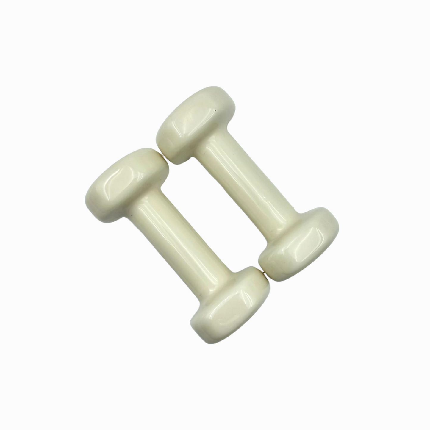 1kg Hand Held Weights Cream - One pair