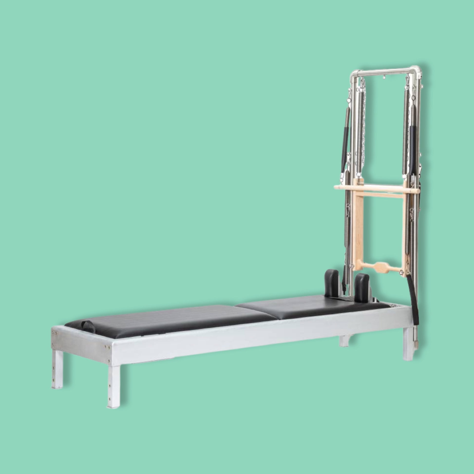 Classic Aluminium Reformer 86 with Tower – LOPE Pilates Equipment